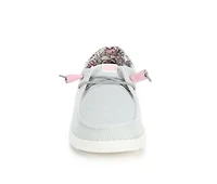 Women's HEYDUDE Wendy Funk Rose Casual Shoes