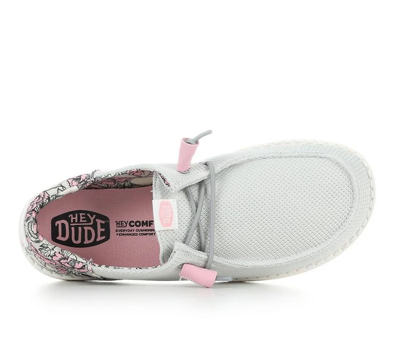 Women's HEYDUDE Wendy Funk Rose Casual Shoes