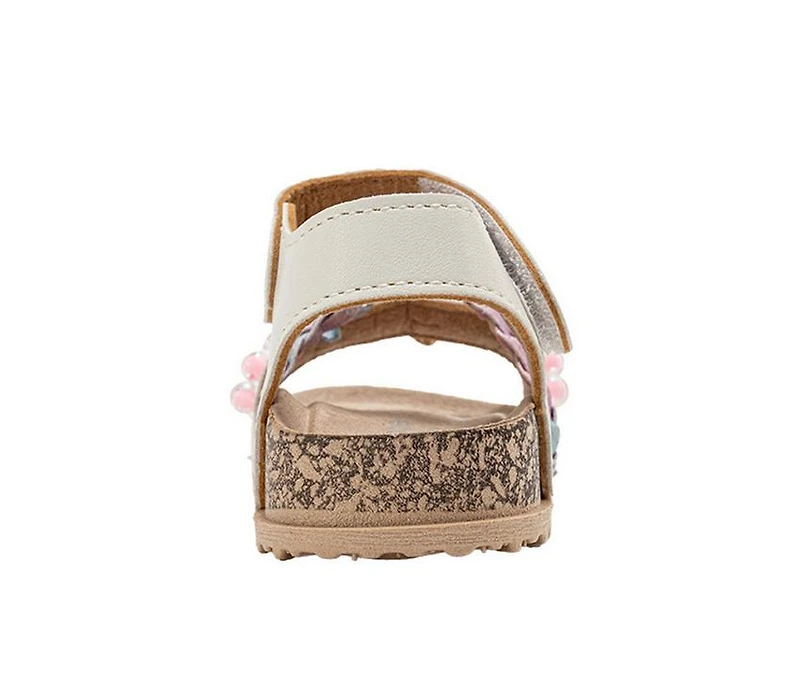 Girls' Bebe Toddler Berry Footbed Sandals