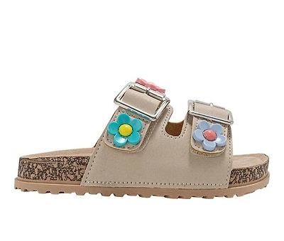 Girls' Bebe Little Kid Bloom Footbed Sandals