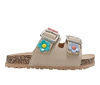 Girls' Bebe Little Kid Bloom Footbed Sandals