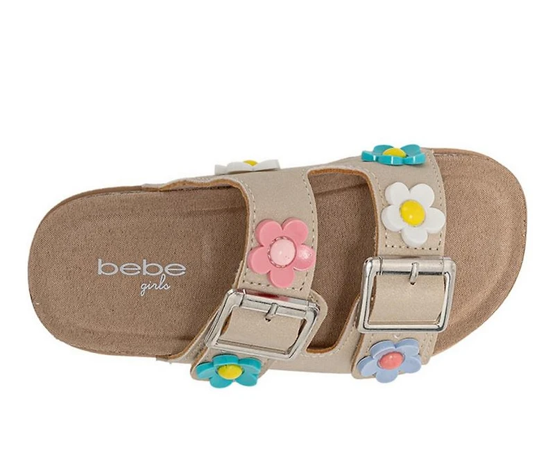 Girls' Bebe Little Kid Bloom Footbed Sandals