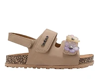 Girls' Bebe Little Kid Blosson Footbed Sandals