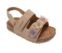 Girls' Bebe Little Kid Blosson Footbed Sandals