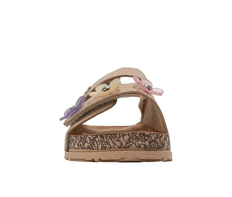 Girls' Bebe Little Kid Blosson Footbed Sandals