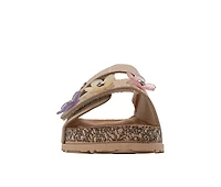 Girls' Bebe Little Kid Blosson Footbed Sandals