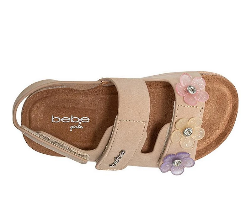 Girls' Bebe Little Kid Blosson Footbed Sandals