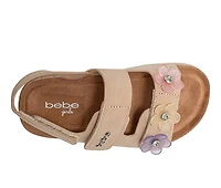 Girls' Bebe Little Kid Blosson Footbed Sandals