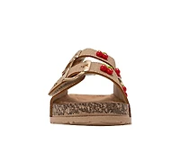 Girls' Bebe Little Kid Cherry Footbed Sandals