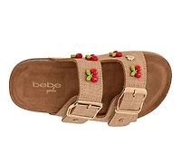 Girls' Bebe Little Kid Cherry Footbed Sandals