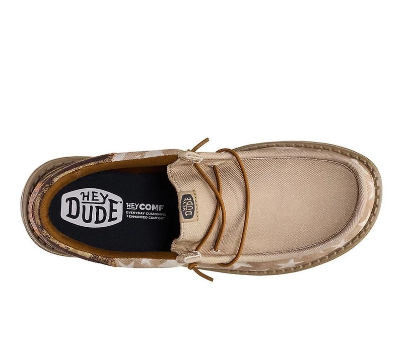 Men's HEYDUDE Wally Funk Patriot Casual Shoes