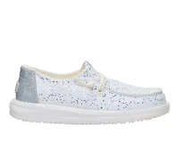 Girls' HEYDUDE Little Kid & Big Wendy Y Sparkle Slip-ons