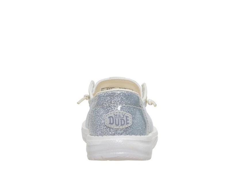Girls' HEYDUDE Little Kid & Big Wendy Y Sparkle Slip-ons