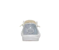 Girls' HEYDUDE Little Kid & Big Wendy Y Sparkle Slip-ons