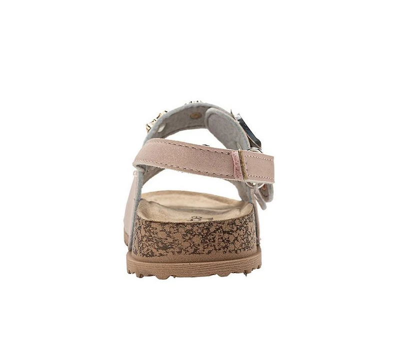 Girls' Bebe Toddler Poppy Footbed Sandals