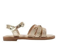 Girls' Bebe Little Kid Shimmer Sandals