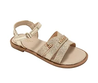 Girls' Bebe Little Kid Shimmer Sandals