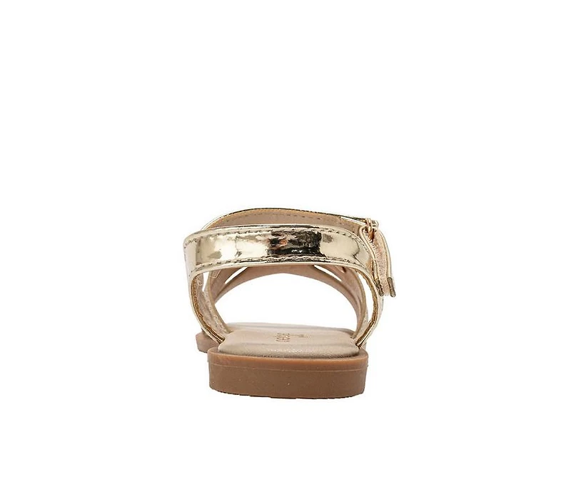Girls' Bebe Little Kid Shimmer Sandals