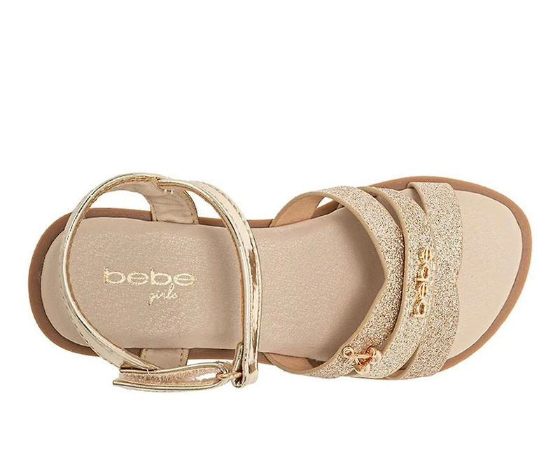 Girls' Bebe Little Kid Shimmer Sandals