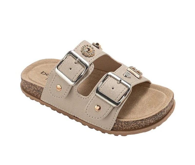 Girls' Bebe Little Kid Sunny Footbed Sandals