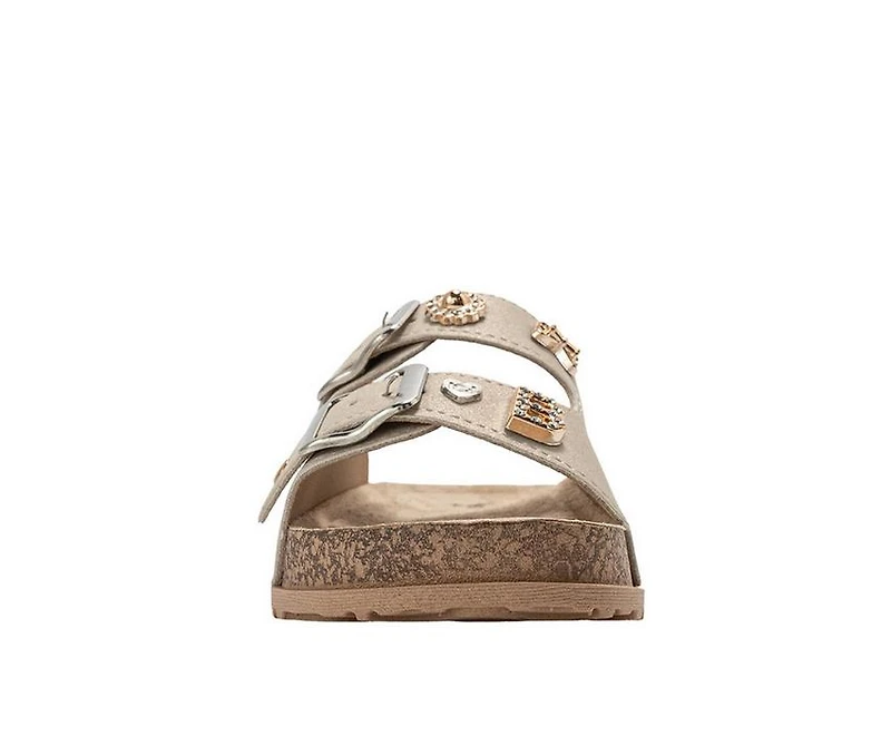 Girls' Bebe Little Kid Sunny Footbed Sandals