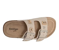 Girls' Bebe Little Kid Sunny Footbed Sandals