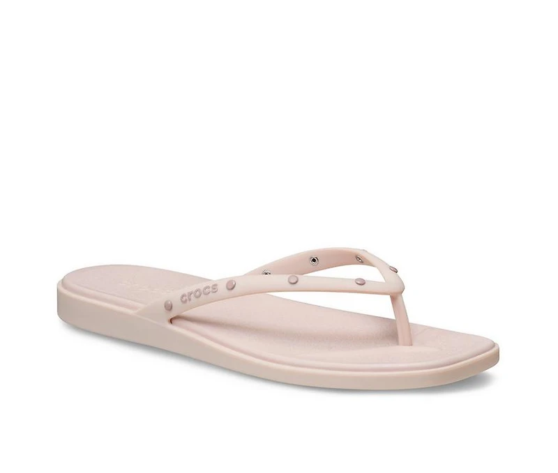 Women's Crocs Miami Studded Flip Flops