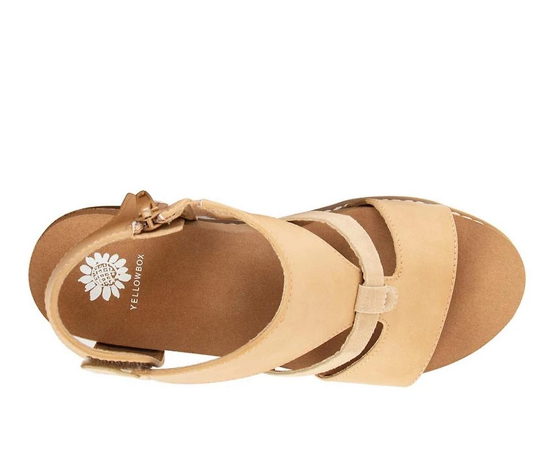 Women's Yellow Box Adris Wedges