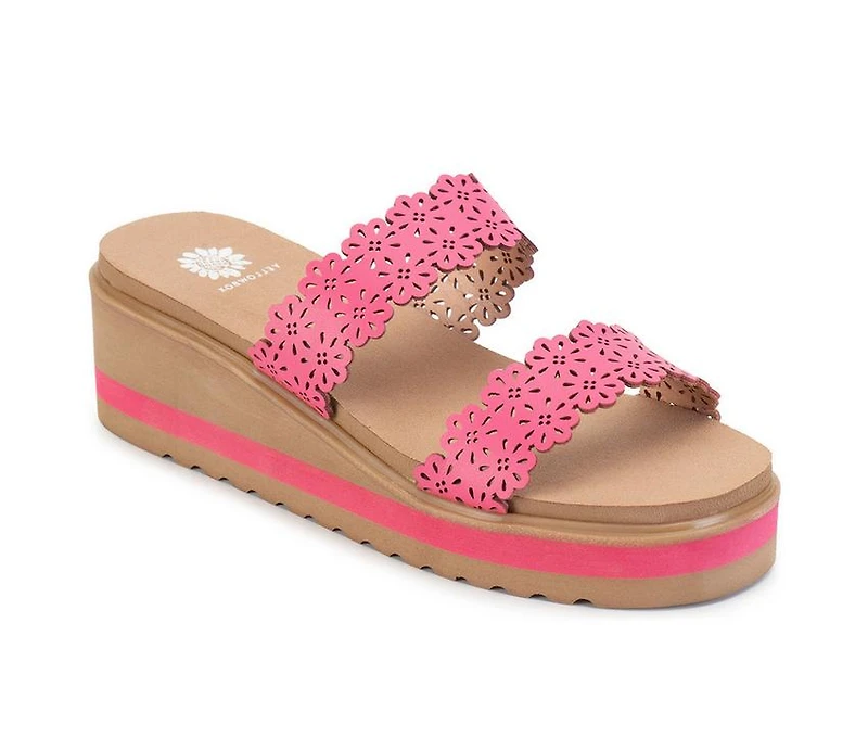 Women's Yellow Box Airy Wedge Sandals