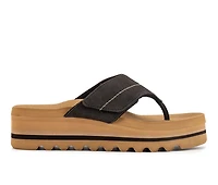 Women's Yellow Box Calica Heeled Flip-Flops