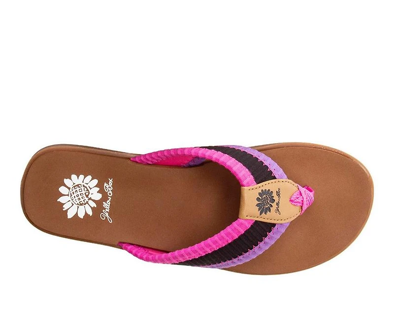 Women's Yellow Box Fahad Flip-Flops