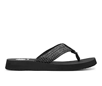 Women's Yellow Box Faldi Flip-Flops