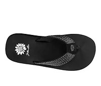 Women's Yellow Box Faldi Flip-Flops
