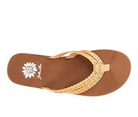 Women's Yellow Box Fawn Flip-Flops