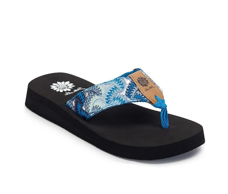 Women's Yellow Box Fedonia Flip Flops