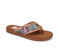 Women's Yellow Box Flappy Flip-Flops
