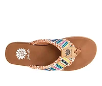 Women's Yellow Box Flappy Flip-Flops