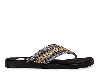 Women's Yellow Box Flavian Flip-Flops