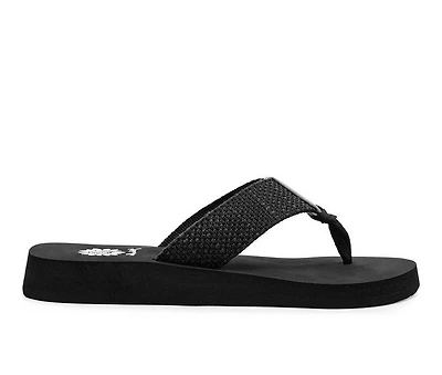 Women's Yellow Box Frayz Flip-Flops