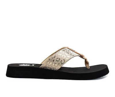 Women's Yellow Box Frez Flip-Flops