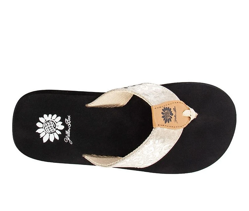 Women's Yellow Box Frez Flip-Flops