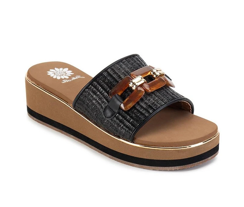 Women's Yellow Box Gabina Wedges