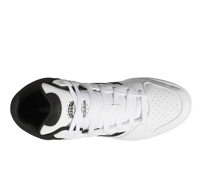 Men's Adidas Hoops Classic Basketball Mid Cut Shoes Sneakers