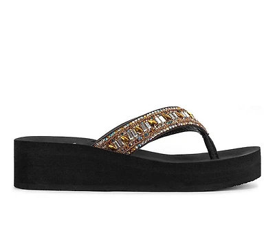 Women's Yellow Box Raziq Wedge Sandals