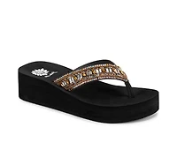 Women's Yellow Box Raziq Wedge Sandals