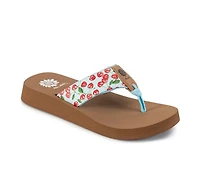 Women's Yellow Box Rosamel Flip-Flops
