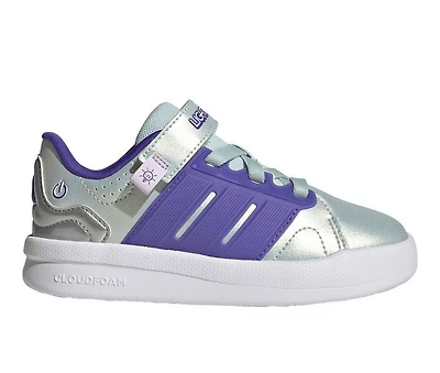 Girls' Adidas Little Kid Lightorama Court Light-Up Shoes