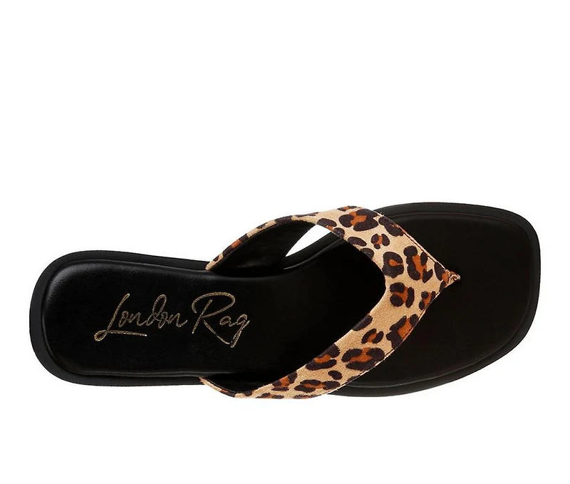 Women's London Rag Buchi Flip-Flops