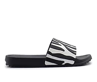 Women's Henry Ferrara Zebra Slides
