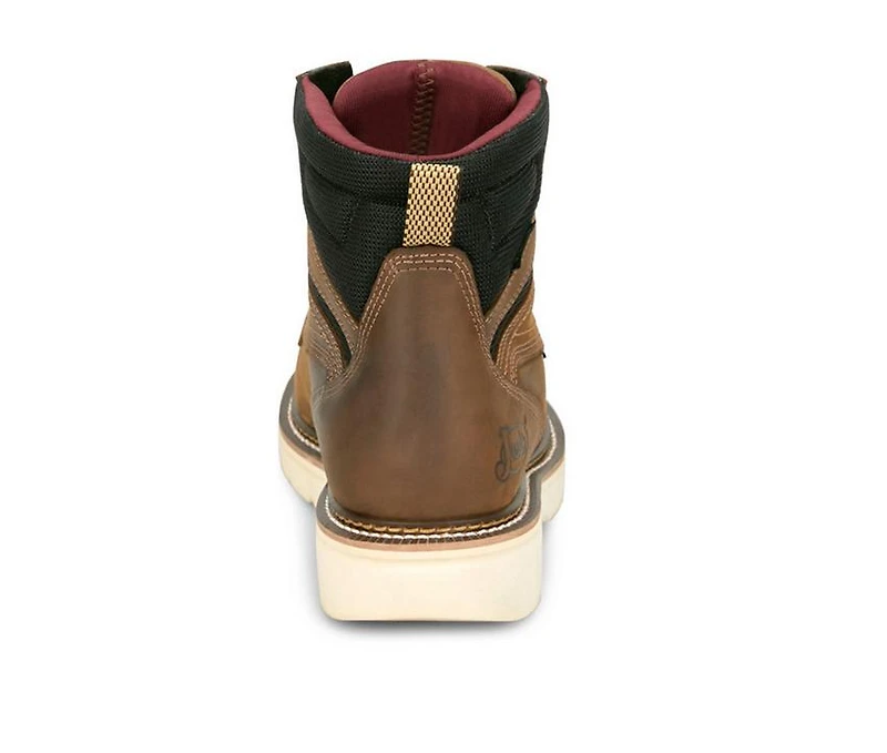 Men's Justin Boots Hardwire 90 Heel Steel Toe Work